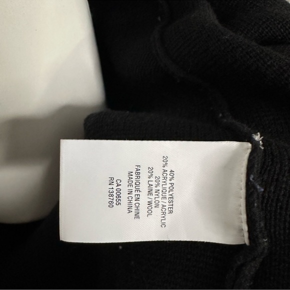 Willow & Thread Thick gorgeous 3/4 sleeve cardigan with pocket Medium Black - Picture 6 of 7